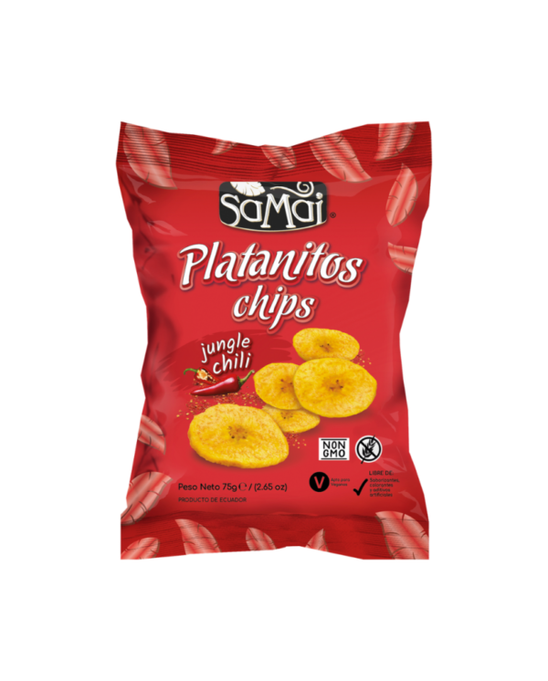 Salgados Platanitos Chile Picante 75g Samai