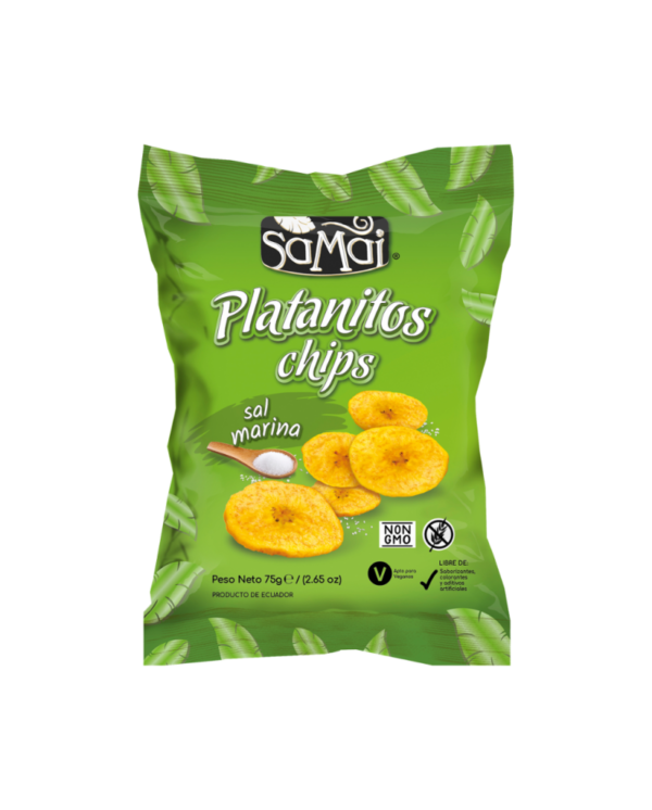 Salgados Platanitos chips 75g Samai